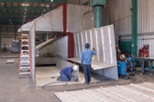 huge steel fabrication project at swanton welding