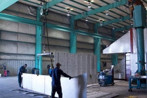 overhead crane at Swanton Welding