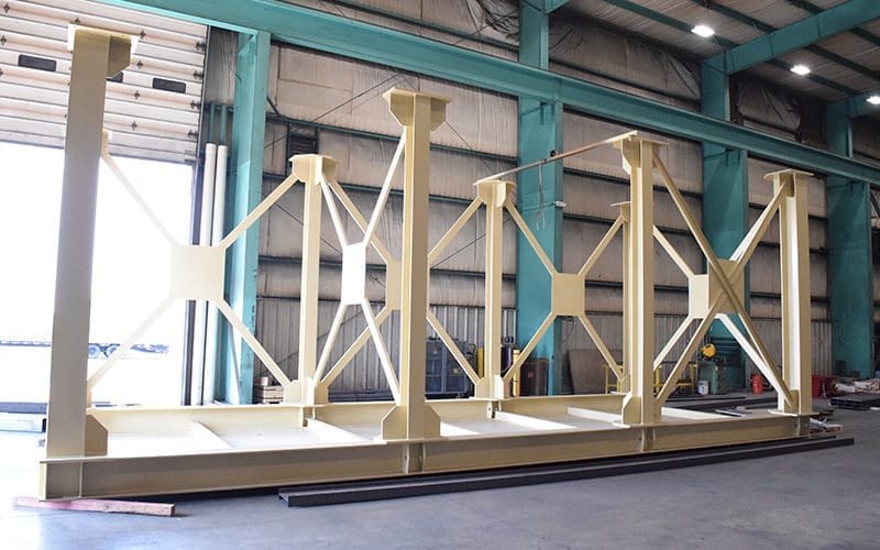 steel fabricated trusses and beams from Swanton welding