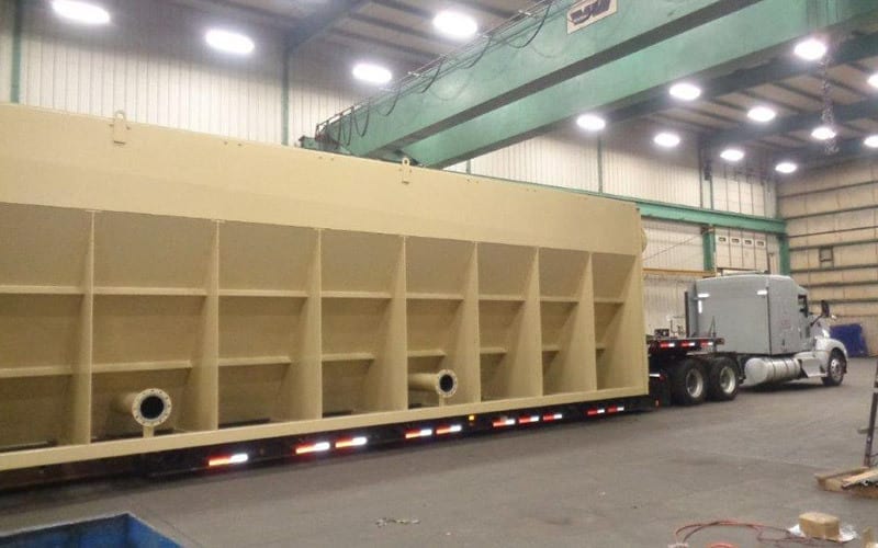 steel fabrication project from swanton welding near toledo, ohio