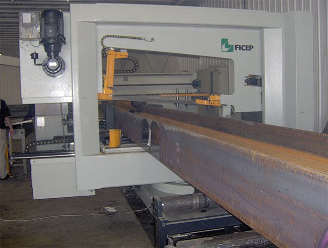 Swanton Welding's Ficep beam line.